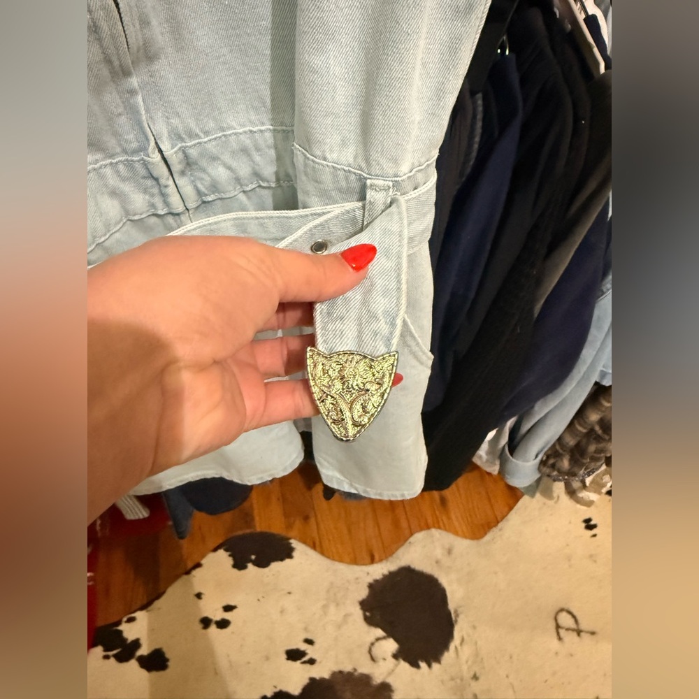 Denim romper - Picture 4 of 8